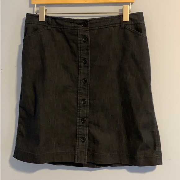 VanHeusen | Lightweight Denim Skirt | Navy Blue - Picture 1 of 4